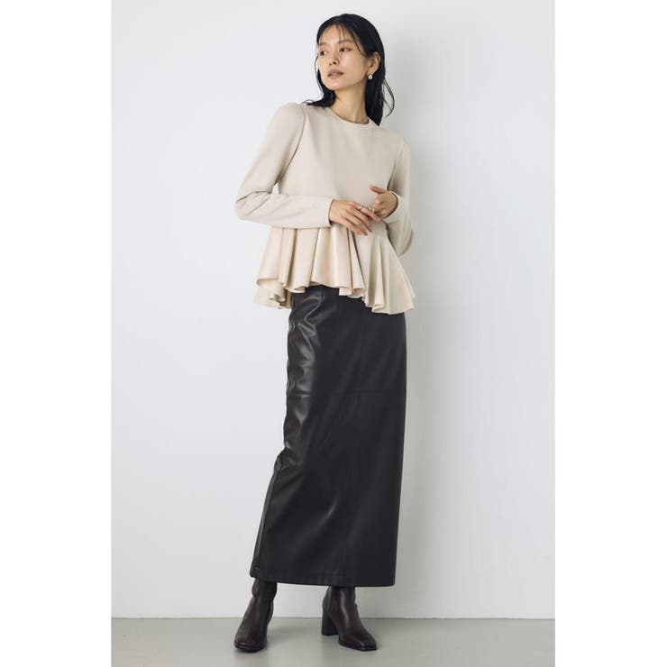 ベロアフリルヘムカットトップス | AZUL BY MOUSSY | 詳細画像11 