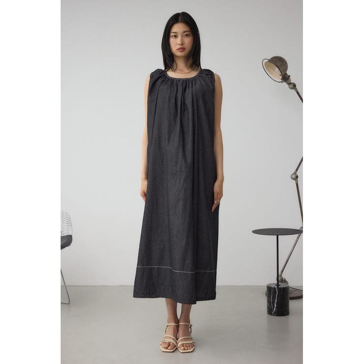 前後2WAYバルーンギャザーワンピース | AZUL BY MOUSSY | 詳細画像13 