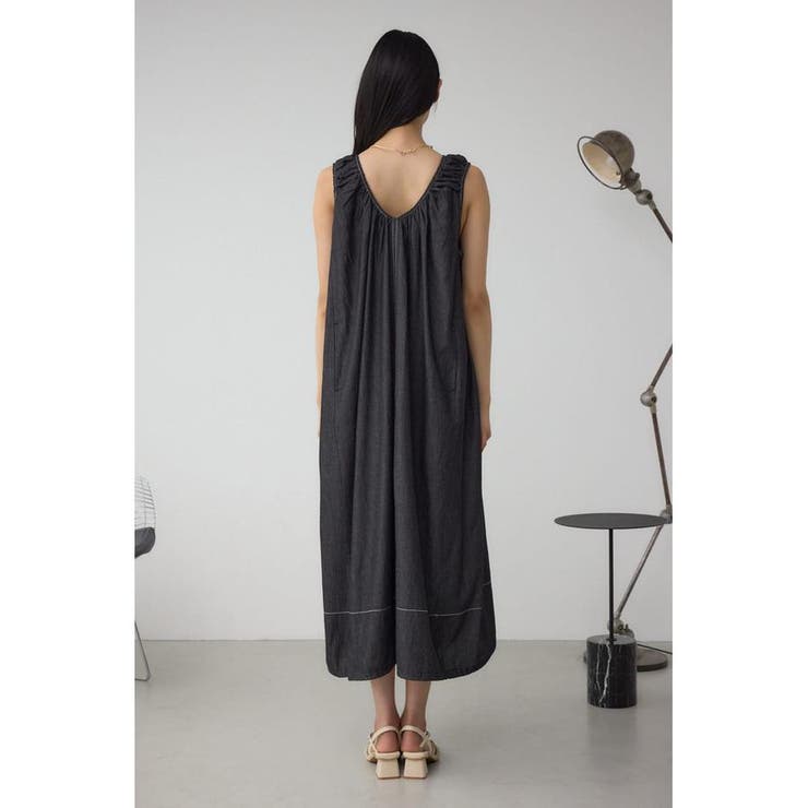 前後2WAYバルーンギャザーワンピース | AZUL BY MOUSSY | 詳細画像14 