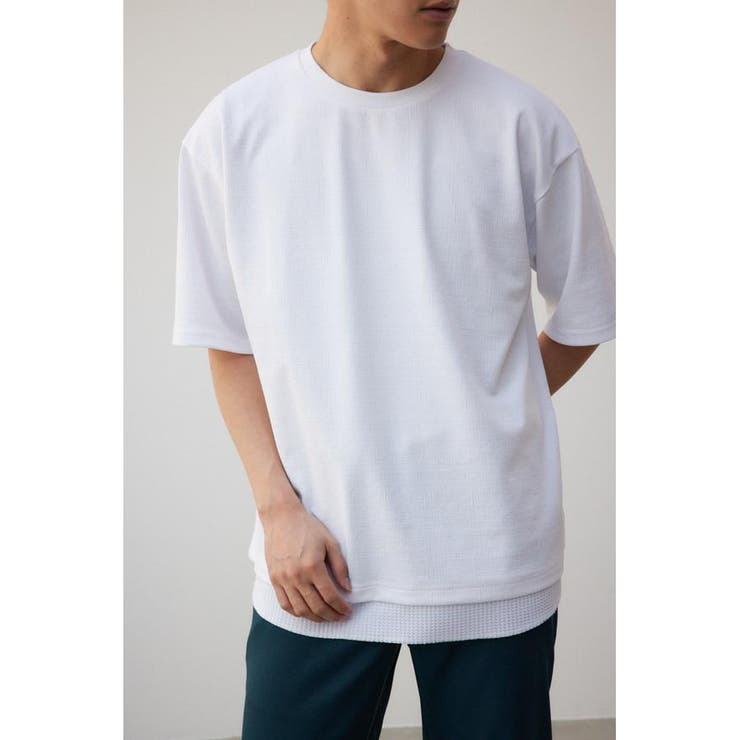 WHT | フェイクレイヤードトップス | AZUL BY MOUSSY