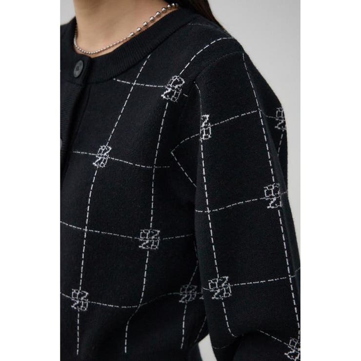 2WAYAZジャガードニットカーディガン | AZUL BY MOUSSY | 詳細画像8 