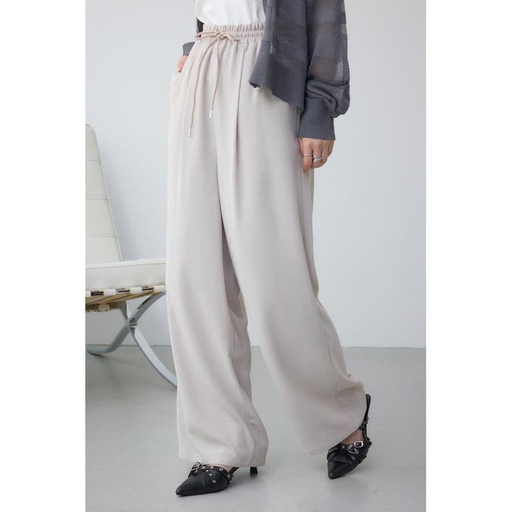 GREIGE | ワイドイージーパンツ | AZUL BY MOUSSY