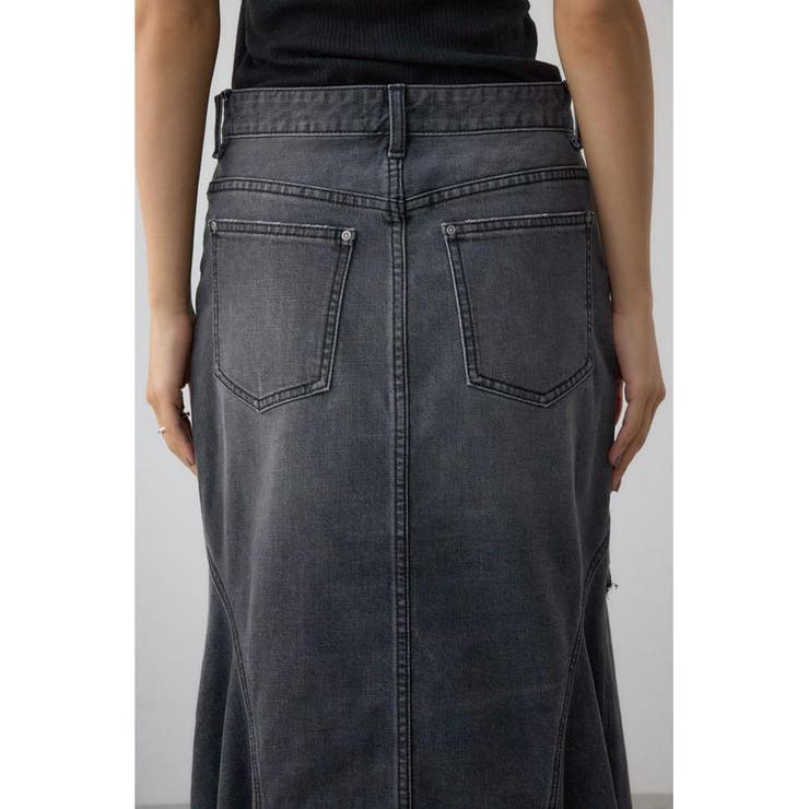 AZUL DENIM ダメージマーメイドスカート | AZUL BY MOUSSY | 詳細画像9 