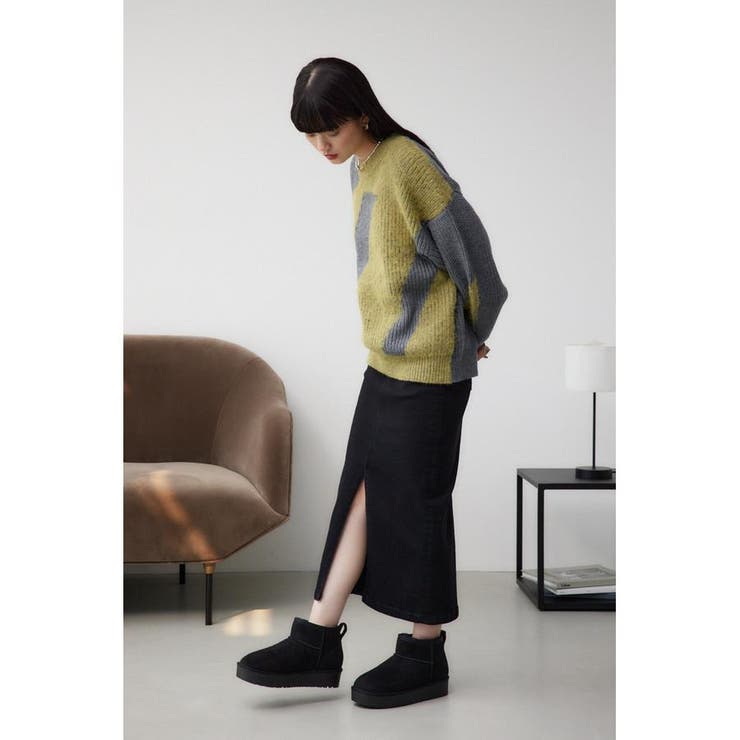 厚底ムートンショートブーツ[品番：AZLW0022774]｜AZUL BY MOUSSY 