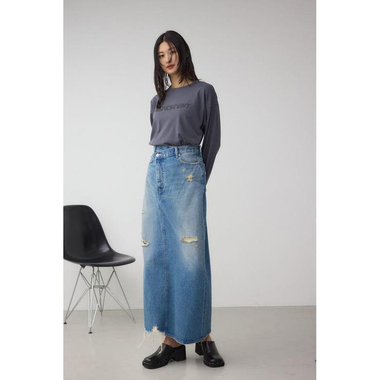 AZUL DENIM ヴィンテージライクデニムスカート[品番：AZLW0023752