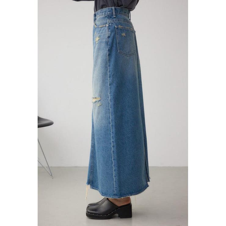AZUL DENIM ヴィンテージライクデニムスカート[品番：AZLW0023752