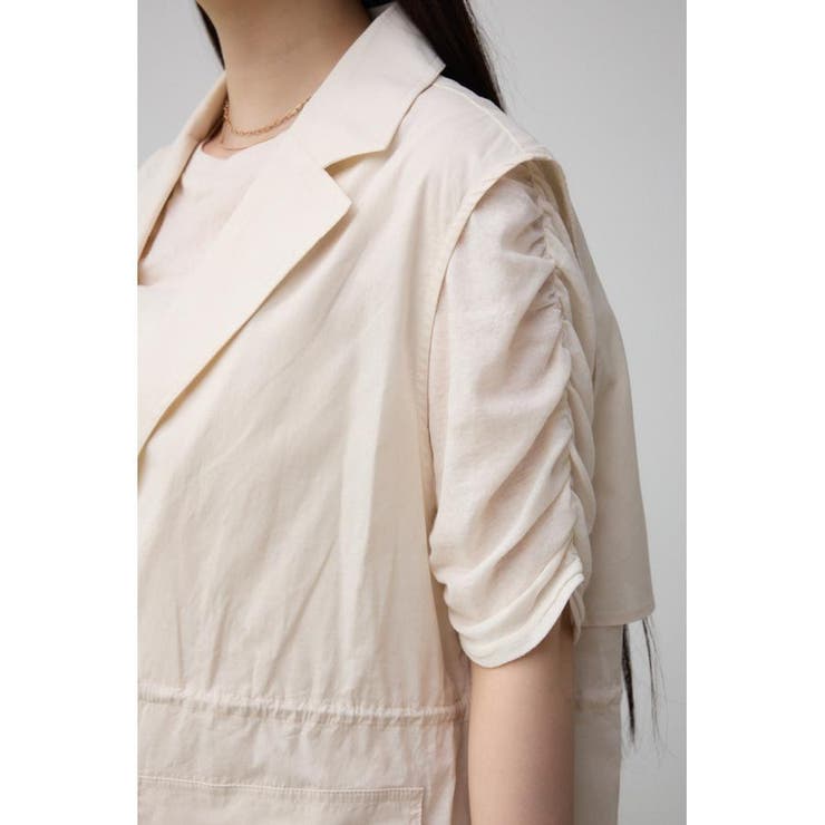 ドロストリングシアーベスト | AZUL BY MOUSSY | 詳細画像9 