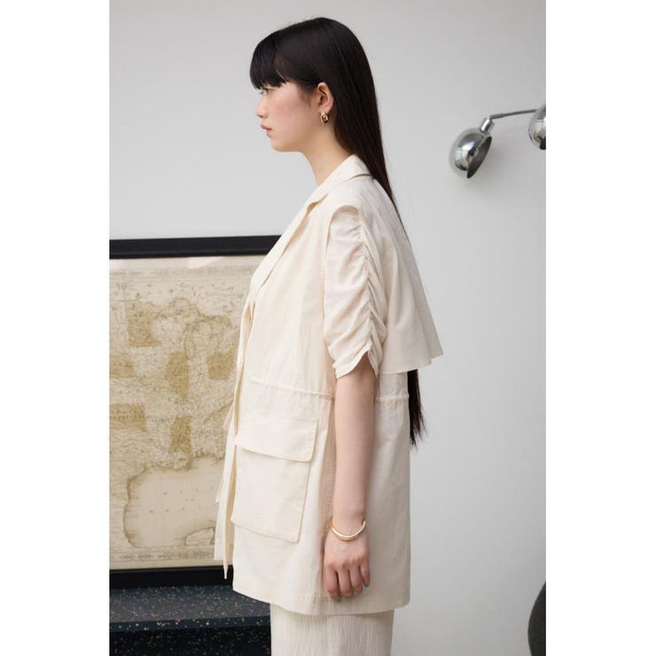 ドロストリングシアーベスト | AZUL BY MOUSSY | 詳細画像5 