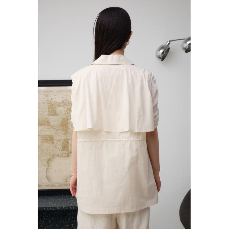 ドロストリングシアーベスト | AZUL BY MOUSSY | 詳細画像6 