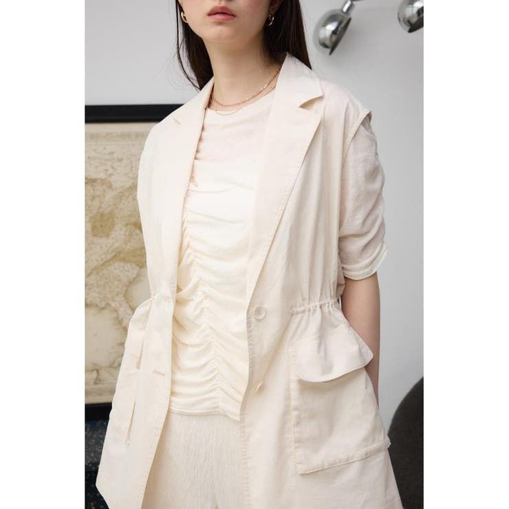 IVOY3 | ドロストリングシアーベスト | AZUL BY MOUSSY