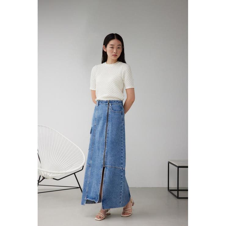 ケミカルウォッシュロングカーゴスカート | AZUL BY MOUSSY | 詳細画像15 