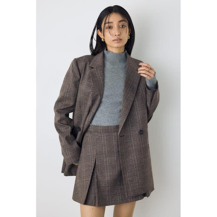 柄BRN5 | 素材アソートテーラードジャケット | AZUL BY MOUSSY