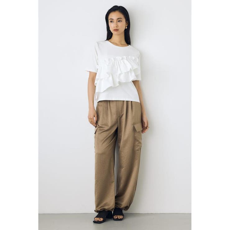 フリルデザインカットトップス | AZUL BY MOUSSY | 詳細画像5 