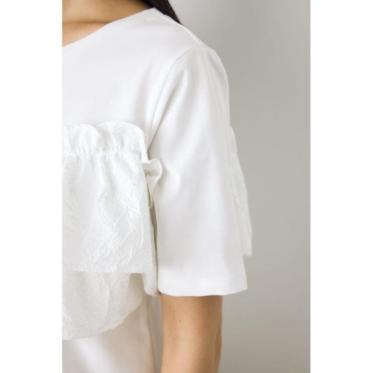 フリルデザインカットトップス | AZUL BY MOUSSY | 詳細画像8 