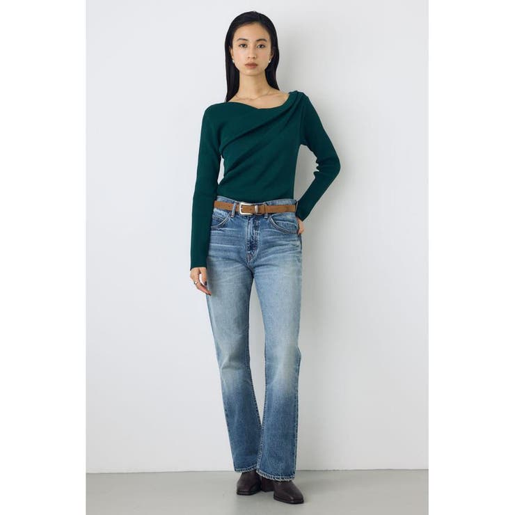 ドレープ長袖ニットトップス | AZUL BY MOUSSY | 詳細画像15 