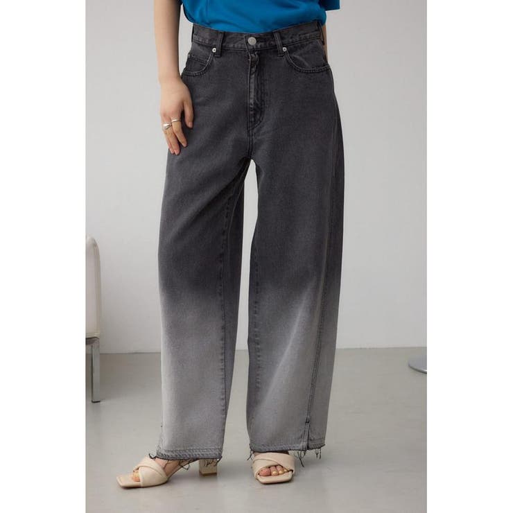 BLK | AZUL DENIM グラデーションワイドデニム | AZUL BY MOUSSY