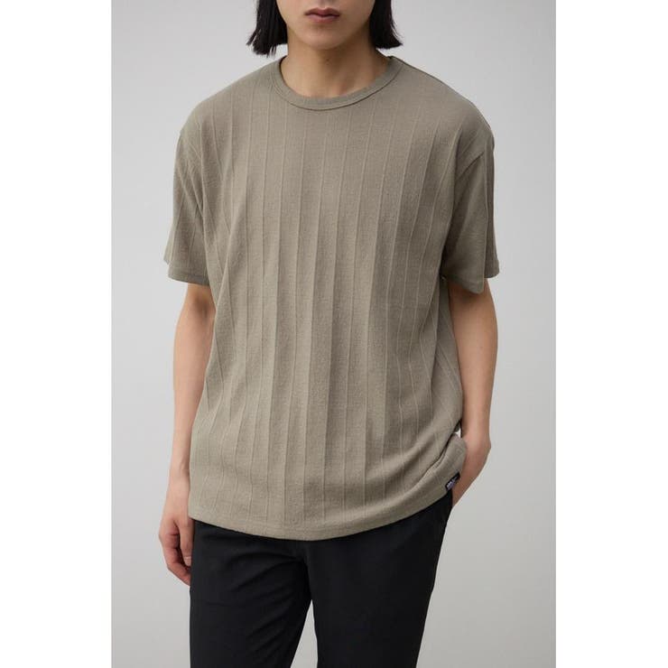 シャドウストライプクルーネックTシャツ | AZUL BY MOUSSY | 詳細画像21 