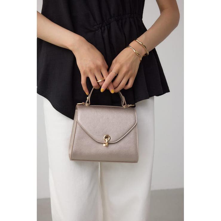 M/SLV7 | リングターンロックミニハンドバッグ | AZUL BY MOUSSY
