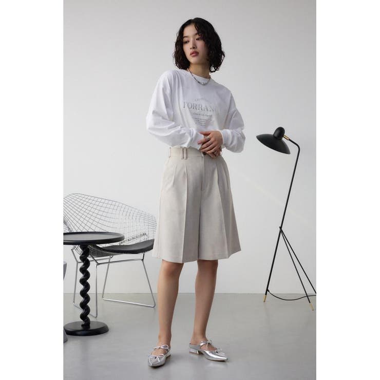 ポリエステルリネンミックスハーフパンツ | AZUL BY MOUSSY | 詳細画像15 