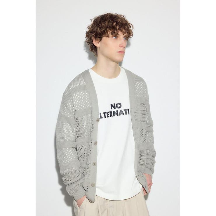 透かし編み柄変化カーディガン | AZUL BY MOUSSY | 詳細画像24 