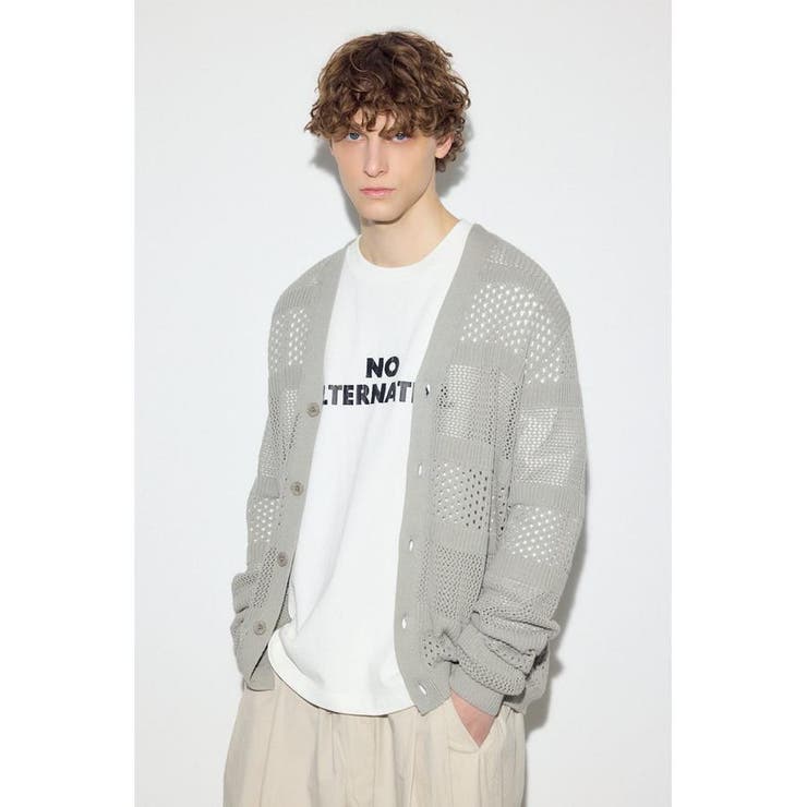 透かし編み柄変化カーディガン | AZUL BY MOUSSY | 詳細画像25 