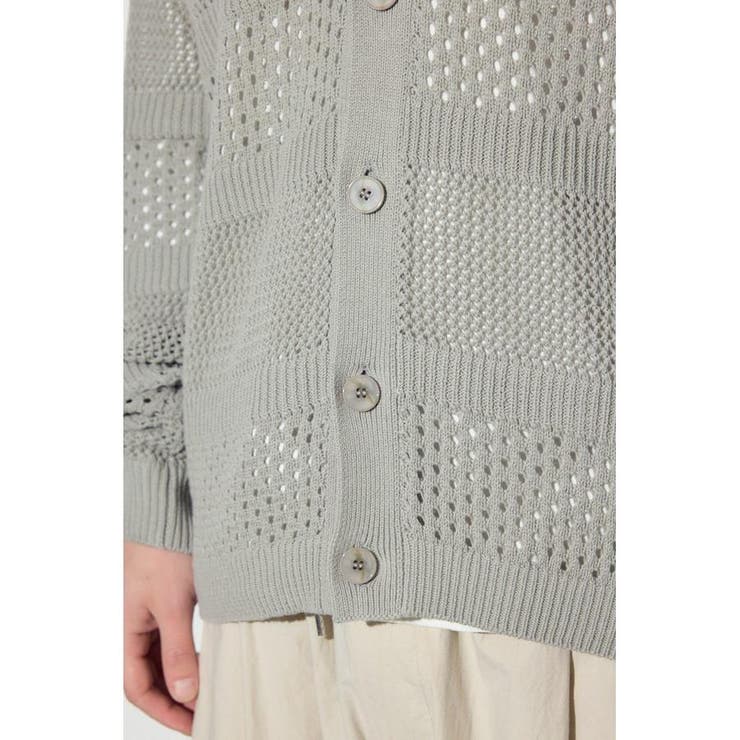 透かし編み柄変化カーディガン | AZUL BY MOUSSY | 詳細画像33 