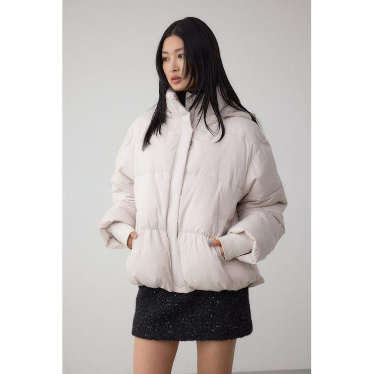 B-HEAT フード付き中綿ジャケット | AZUL BY MOUSSY | 詳細画像3 