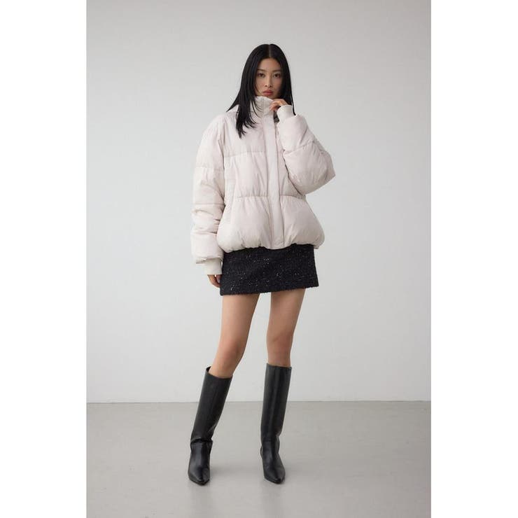 B-HEAT フード付き中綿ジャケット | AZUL BY MOUSSY | 詳細画像4 