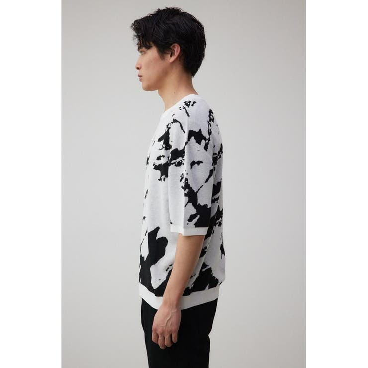 総柄半袖ニットトップス[品番：AZLW0021950]｜AZUL BY MOUSSY