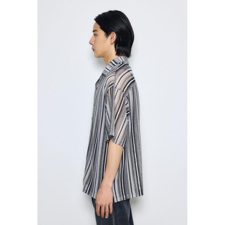 デザインメッシュシャツ | AZUL BY MOUSSY | 詳細画像28 