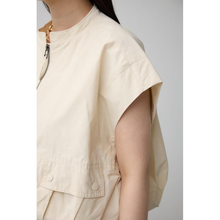 ギャザーヘムベスト | AZUL BY MOUSSY | 詳細画像9 