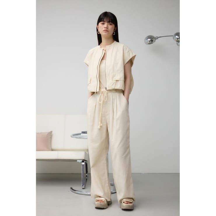 ギャザーヘムベスト | AZUL BY MOUSSY | 詳細画像3 