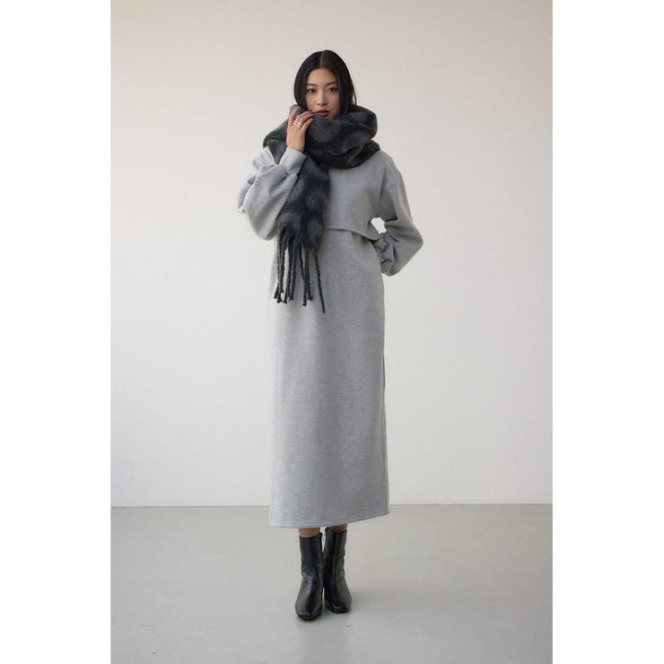 レオパードジャガードマフラー | AZUL BY MOUSSY | 詳細画像8 