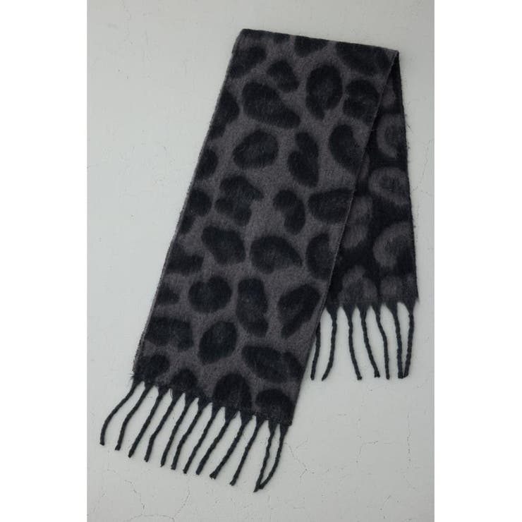 レオパードジャガードマフラー | AZUL BY MOUSSY | 詳細画像9 