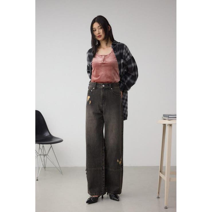 AZUL DENIM ヴィンテージダメージデニム | AZUL BY MOUSSY | 詳細画像3 