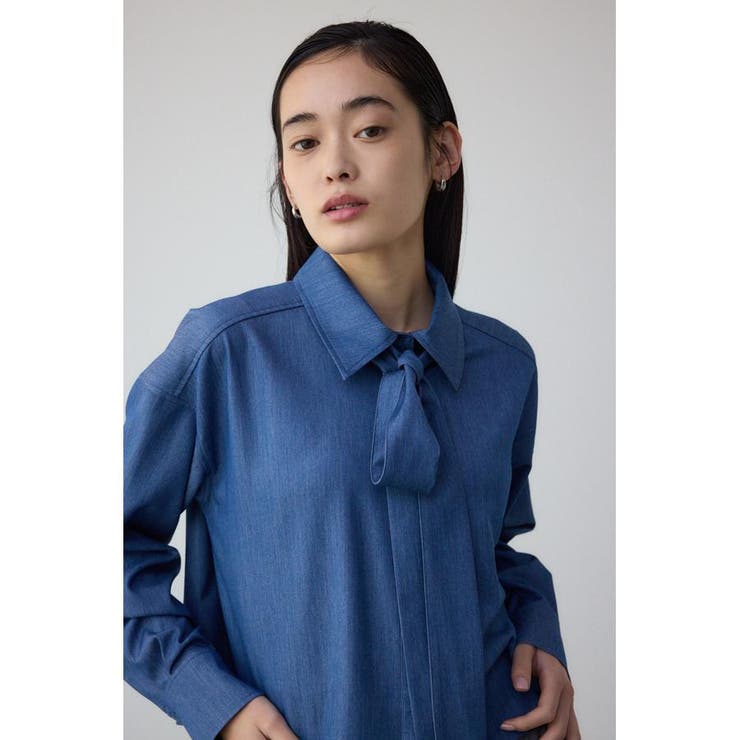 ボウタイショートシャツ | AZUL BY MOUSSY | 詳細画像12 