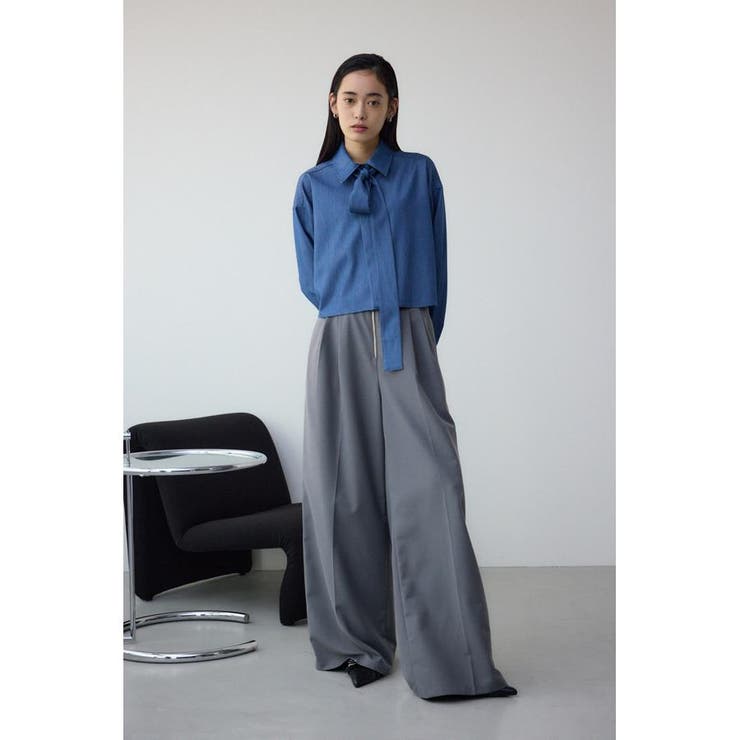 ボウタイショートシャツ | AZUL BY MOUSSY | 詳細画像14 