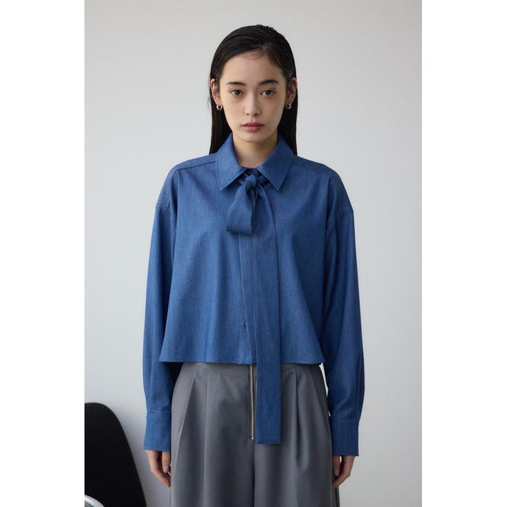 ボウタイショートシャツ | AZUL BY MOUSSY | 詳細画像15 