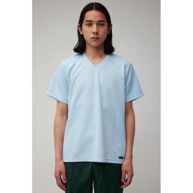 TUCK JACQUARD V/N TEE[品番：AZLW0020957]｜AZUL BY MOUSSY（アズール 