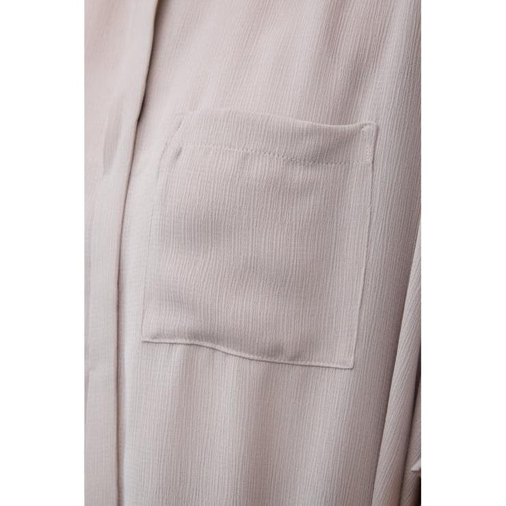 ポンチョ型楊柳シャツ | AZUL BY MOUSSY | 詳細画像30 