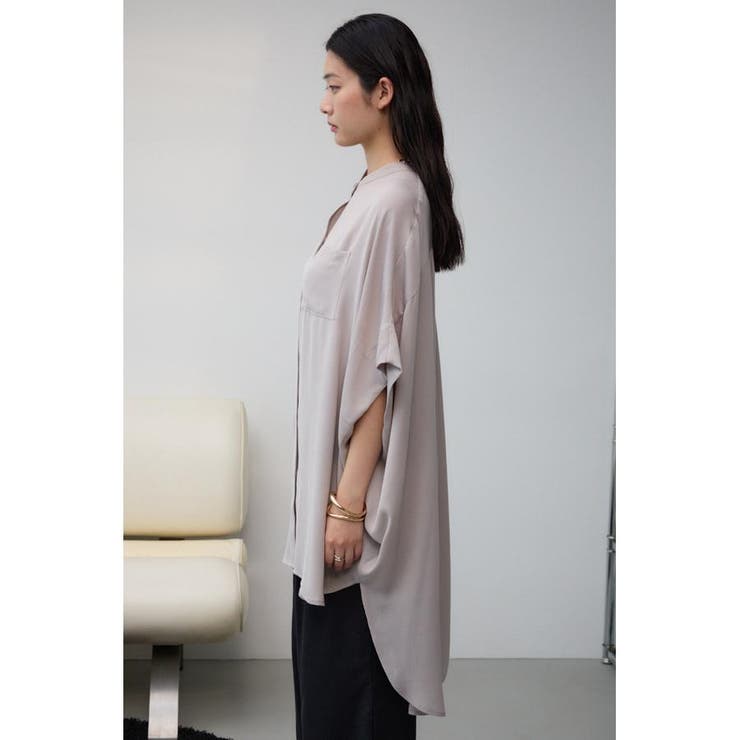 ポンチョ型楊柳シャツ | AZUL BY MOUSSY | 詳細画像25 