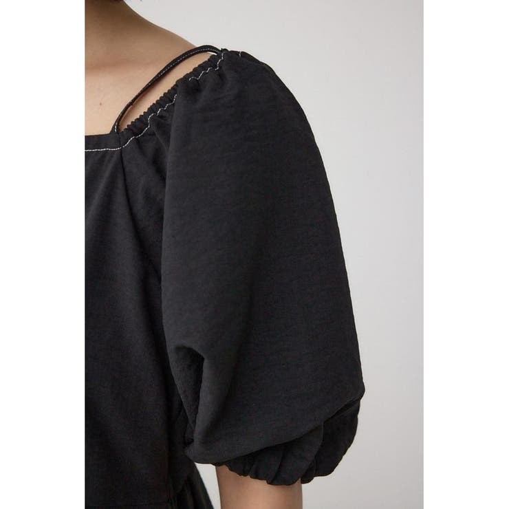 2WAYパフスリーブ配色ペプラムブラウス | AZUL BY MOUSSY | 詳細画像23 