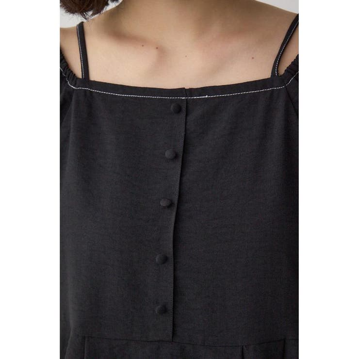 2WAYパフスリーブ配色ペプラムブラウス | AZUL BY MOUSSY | 詳細画像21 