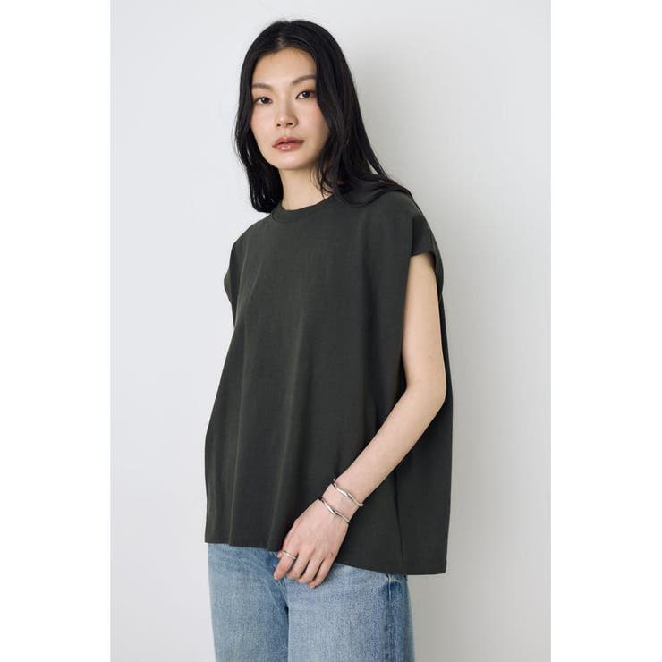 L/BLK1 | ノースリーブカットトップス | AZUL BY MOUSSY