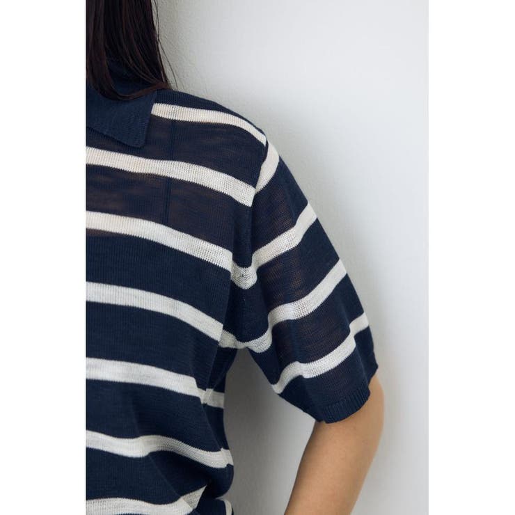 シアーポロニットトップス | AZUL BY MOUSSY | 詳細画像26 
