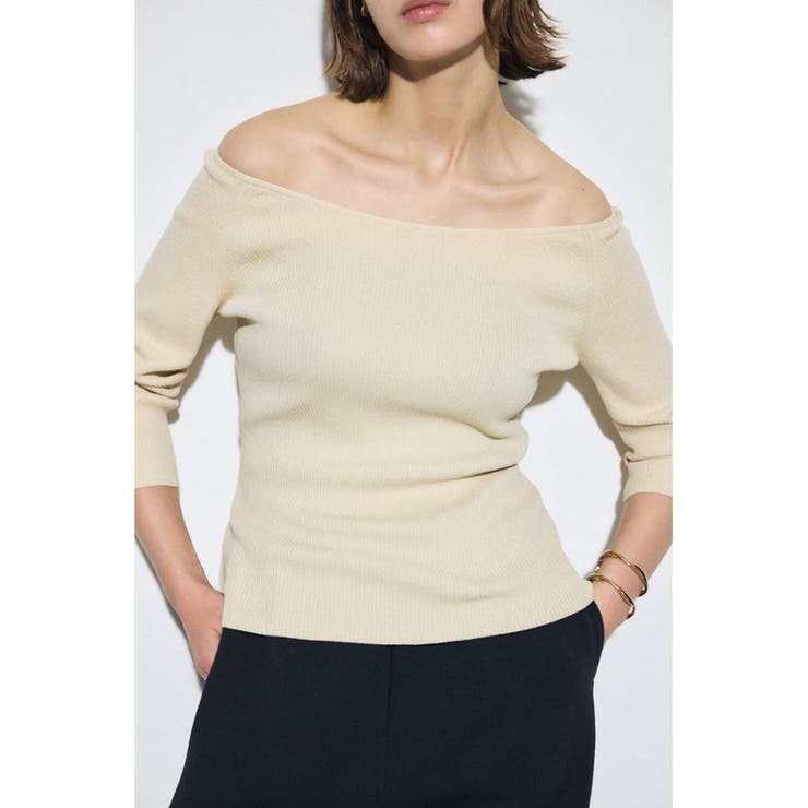 オフショルニットトップス | AZUL BY MOUSSY | 詳細画像2 