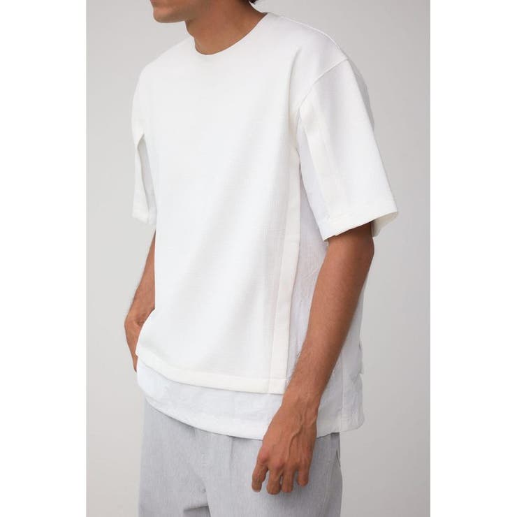 WHT | 布帛ドッキングトップス | AZUL BY MOUSSY