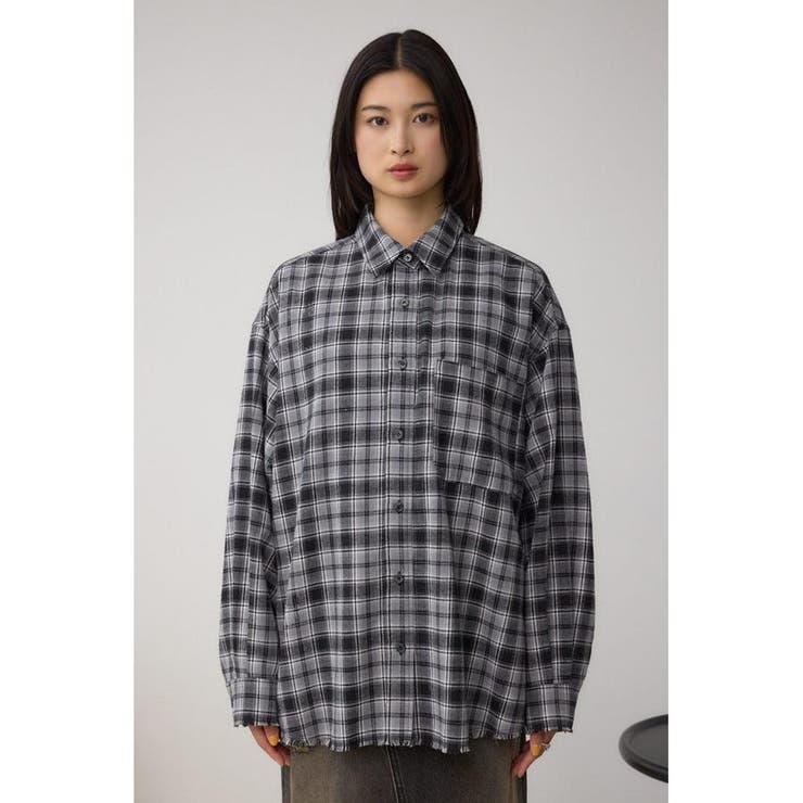 アソートフリンジチェックシャツ | AZUL BY MOUSSY | 詳細画像14 