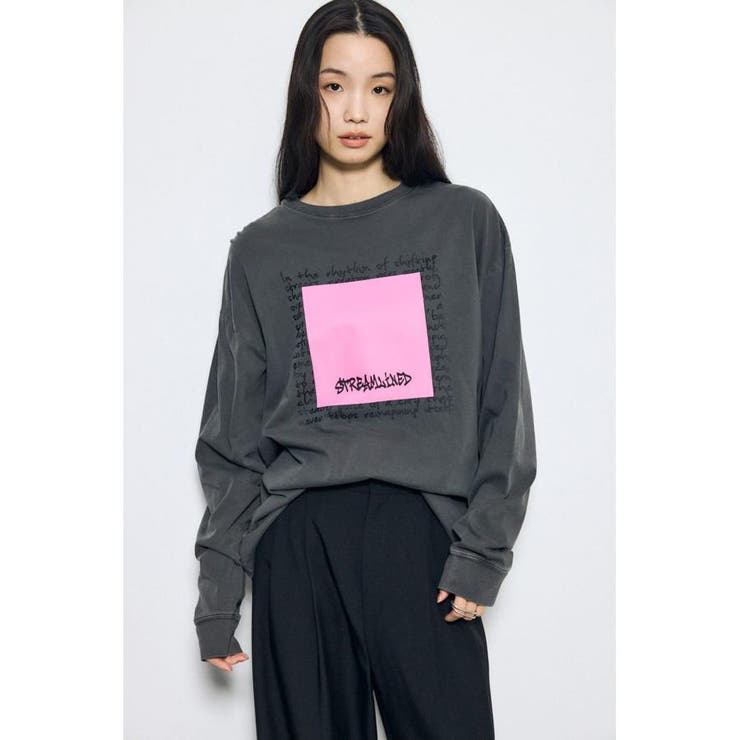 フロントメッセージロゴロンT | AZUL BY MOUSSY | 詳細画像11 