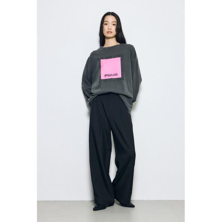 フロントメッセージロゴロンT | AZUL BY MOUSSY | 詳細画像14 